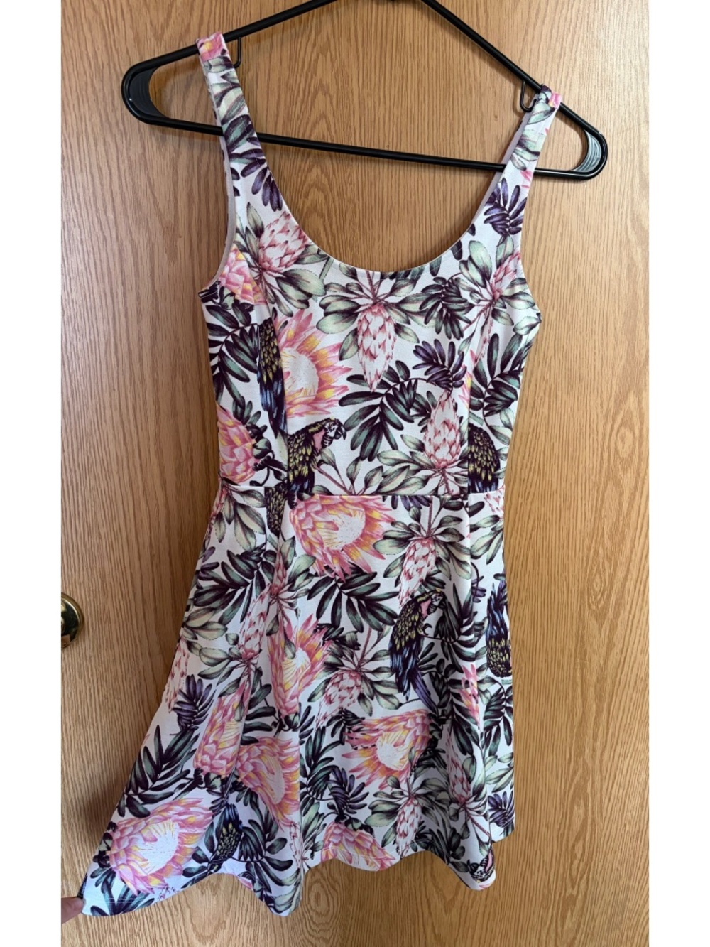 H&M Divided - Tropical Floral Beachy Vacation Sundress - Size 2